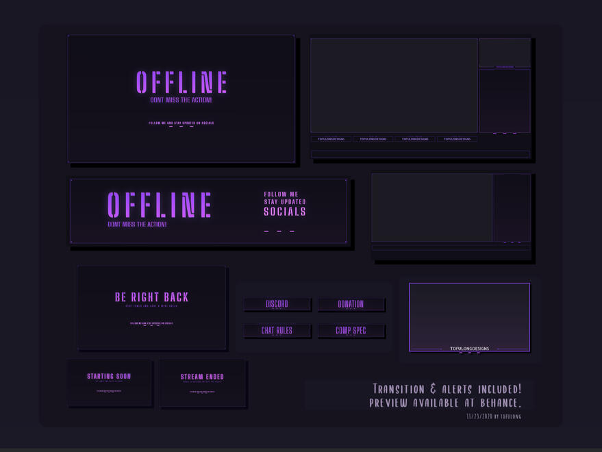 Purple Glow Overlay