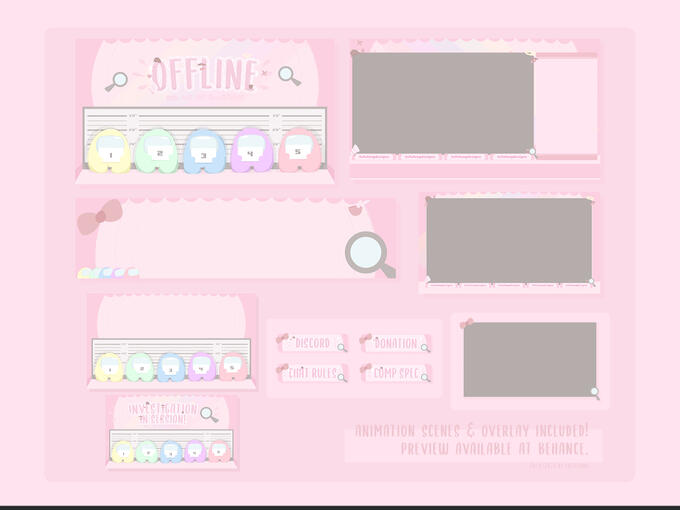 Among Us Detective Pink Aesthetic